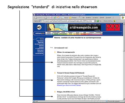 Esempio di segnalazione "standard" nella pagina "Avvenimenti"