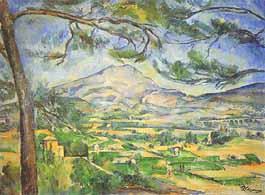 Paul Cézanne, "La Montagne Sainte-Victoire (Il monte Sainte-Victoire)", ca 1887, Courtauld Gallery, Londra (London)