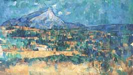 Paul Cézanne, "Mont Sainte-Victoire (Monte Sainte-Victoire)", 1902-06, Metropolitan Museum of Art, New York