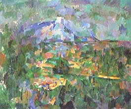 Paul Cézanne, "La montagne Sainte-Victoire", ca 1904-06, Kunstmuseum Basel, Basilea (Basel)