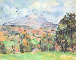 Paul Cézanne, "Montagne Sainte-Victoire", ca 1888-90, Sammlung Berggruen, Berlino