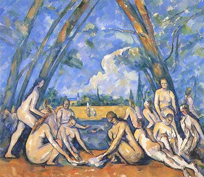 Paul Cézanne, "Les grandes baigneuses (Le grandi bagnanti)", ca 1899-06, Philadelphia Museum of Art, Philadelphia (Filadelfia)