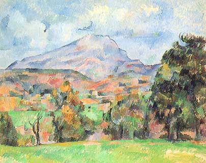 Paul Cézanne, "Montagne Sainte-Victoire", ca 1888-90, Sammlung Berggruen, Berlino (Berlin)