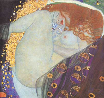 Gustav Klimt, "Danae", 1907-08, Collezione privata