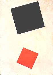 Kasimir Malevich, "Black Square and Red Square (Quadrato nero e quadrato rosso)", 1915, Wilhelm-Hack-Museum, Ludwigshafen am Rhein