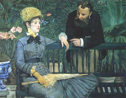 Edouard Manet, "Dans la serre (Nella serra)", 1879, Alte Nationalgalerie (Staatliche Museen zu Berlin), Berlino (Berlin)