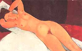 Amedeo Modigliani, "Nu (Nudo)", 1917, Solomon R. Guggenheim Museum, New York