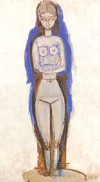 Amedeo Modigliani, "Nu debout (Nudo in piedi)", 1911-12, The Nagoya City Art Museum, Nagoya