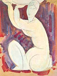 Amedeo Modigliani, "Cariatide", 1913, Collezione privata