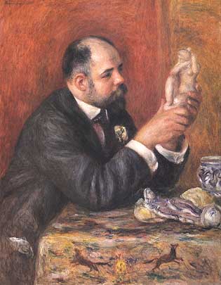 Pierre-Auguste Renoir, "Portrait de Ambroise Vollard (Ritratto di Ambroise Vollard)", 1908, Courtauld Gallery, Londra (London)