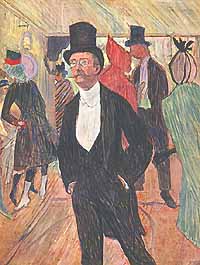 Henri de Toulouse-Lautrec, "Portrait de Monsieur Fourcade (Ritratto di Monsieur Fourcade)", 1889, Museu de Arte de São Paulo (MASP), San Paolo (São Paulo)