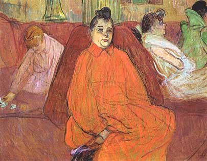 Henri de Toulouse-Lautrec, "Au Salon: le divan (In sala: il divano)", 1893, Museu de Arte de São Paulo (MASP), San Paolo (São Paulo)