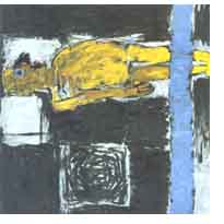 Georg Baselitz, "Franz im Bett", 1982