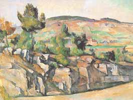 Paul Cézanne, "Montagnes en Provence (Montagne in Provenza)", ca 1886-90, The National Gallery, Londra (London)