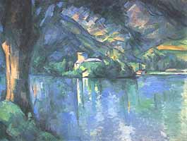 Paul Cézanne, "Le Lac d'Annecy (Il Lago d'Annecy)", ca 1896, Courtauld Gallery, Londra (London)