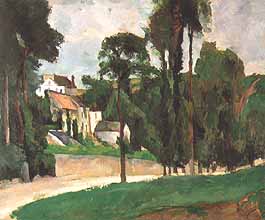 Paul Cézanne, "Paysage à Pontoise (Paesaggio a Pontoise)", ca 1875-77, Museo Pushkin (The Pushkin Museum of Fine Arts), Mosca (Moscow)