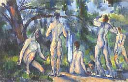 Paul Cézanne, "Les baigneurs. Etude (Bagnanti. Studio)", ca 1890, Museo Pushkin (The Pushkin Museum of Fine Arts), Mosca (Moscow)