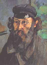 Paul Cézanne, "Autoportrait à la casquette (Autoritratto con berretto)", ca 1873-75, Museo di Stato dell'Ermitage (Hermitage Museum), San Pietroburgo (St. Petersburg)