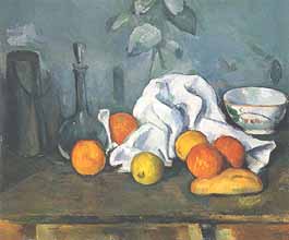 Paul Cézanne, "Les fruits (Frutta)", ca 1879-80, Museo di Stato dell'Ermitage (Hermitage Museum), San Pietroburgo (St. Petersburg)