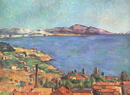 Paul Cézanne, "Le golfe de Marseille vu de l'Estaque (Il golfo di Marsiglia vista dell'Estaque)", ca 1883-85, Metropolitan Museum of Art, New York