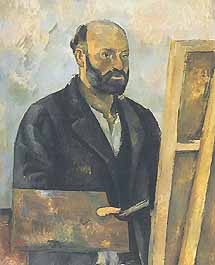 Paul Cézanne, "Selbstbildnis mit Palette (Autoritratto con tavolozza)", ca 1890, Stiftung Sammlung E.G. Bührle, Zurigo (Zürich)