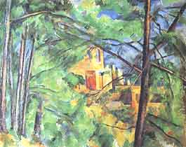 Paul Cézanne, "Vue de Château Noir (Veduta di Château Noir)", ca 1894-95, Sammlung Oskar Reinhart am Römerholz, Winterthur