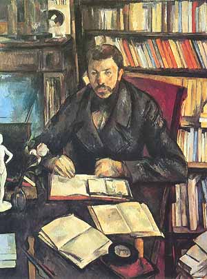 Paul Cézanne, "Portrait de Gustave Geffroy (Ritratto di Gustave Geffroy)", 1895, Musée d'Orsay, Parigi (Paris)