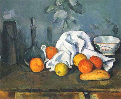 Paul Cézanne, "Les fruits (Frutta)", ca 1879-80, Museo dell'Ermitage (The State Hermitage Museum), San Pietroburgo (St. Petersburg)