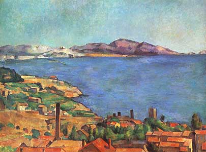 Paul Cézanne, "Le golfe de Marseille vu de l'Estaque (Il golfo di Marsiglia vista dell'Estaque)", ca 1883-85, Metropolitan Museum of Art, New York (NY)