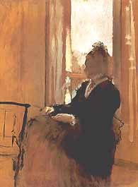 Edgar Degas, "Woman at a Window (Donna alla finestra)", ca 1871-72, Courtauld Gallery, Londra (London)