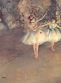 Edgar Degas, "Two Dancers on the Stage (Due ballerine sulla scena)", 1874, Courtauld Gallery, Londra (London)