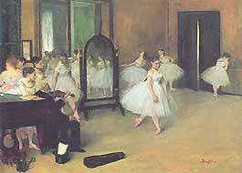 Edgar Degas, "The Dancing Class (Lezione di danza)", ca 1871, Metropolitan Museum of Art, New York