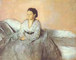 Edgar Degas, "Estelle Masson. Madame René De Gas", 1872-73, National Gallery of Art, Washington (DC)