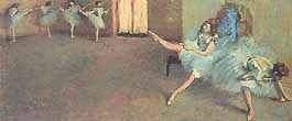 Edgar Degas, "Before the Ballet (Prima del balletto)", ca 1880-88, National Gallery of Art, Washington (DC)