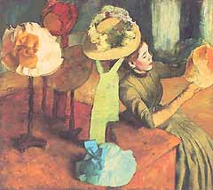 Edgar Degas, "The Millinery Shop (Dalla modista)", 1879-84, The Art Institute of Chicago, Chicago (IL)