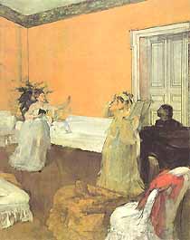 Edgar Degas, "La répétition de chant (Prova di canto)", 1872-73, Dumbarton Oaks Research Library and Collection, Washington (DC)