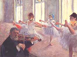 Edgar Degas, "The Rehearsal (Prove di danza)", ca 1878-79, The Frick Collection, New York