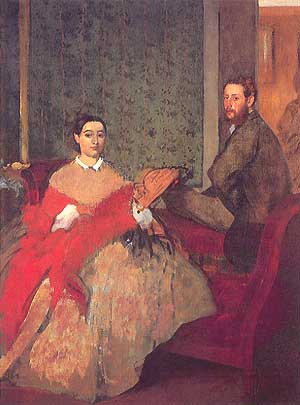 Edgar Degas, "Duke and Duchess of Morbilli (I duchi di Morbilli)", ca 1865, National Gallery of Art, Washington (DC)