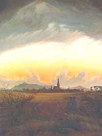 Caspar David Friedrich, "Neubrandenburg", ca 1817, Stiftung Pommern Kiel, Kiel