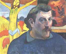 Paul Gauguin, "Autoportrait au Christ jaune (Autoritratto con Cristo giallo)", 1889-90, Musée d'Orsay, Parigi (Paris)