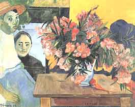 Paul Gauguin, "Te Tiare Farani (Les fleurs de France / Fiori di Francia)", 1891, Museo Pushkin (The Pushkin Museum of Fine Arts), Mosca (Moscow)