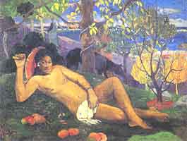 Paul Gauguin, "Te arii vahine (La donna del re)", 1896, Museo Pushkin (The Pushkin Museum of Fine Arts), Mosca (Moscow)