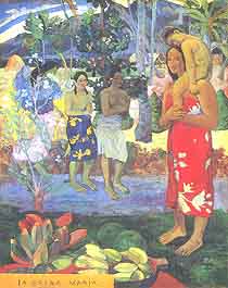 Paul Gauguin, "Ia Orana Maria", 1891, Metropolitan Museum of Art, New York