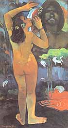 Paul Gauguin, "Hina te fatou (The Moon and the Earth / La luna e la terra)", 1893, Museum of Modern Art, New York