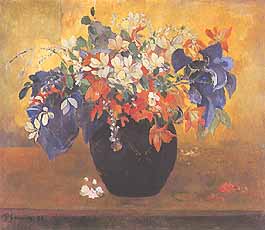 Paul Gauguin, "Fleurs (Vaso di fiori)", 1896, National Gallery, Londra (London)