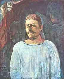 Paul Gauguin, "Golgotha Self-Portrait (Autoritratto Golgota)", 1896, Museu de Arte de São Paulo (MASP), San Paolo (São Paulo)