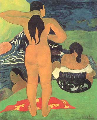 Paul Gauguin, "Tahitian Women Bathing (Donne tahitiane al bagno)", ca 1891-93, Metropolitan Museum of Art, New York (NY)