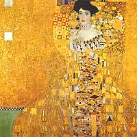 Gustav Klimt, "Bildnis Adele Bloch-Bauer I (Ritratto di Adele Bloch-Bauer I)", 1907, Österreichische Galerie Belvedere, Vienna (Wien)