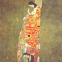 Gustav Klimt, "Die Hoffnung II (La speranza II)", 1907-08, Museum of Modern Art (MoMA), New York