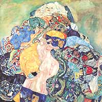 Gustav Klimt, "Neonato (Culla)", 1917-18 (incompiuto), National Gallery of Art, Washington (DC)